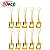 20/2x Stainless Steel Shovel Spoons Gold Silver Mini Coffee Teaspoon Fruit Ice Cream Dessert Spoon Scoops Kitchen Tableware Set