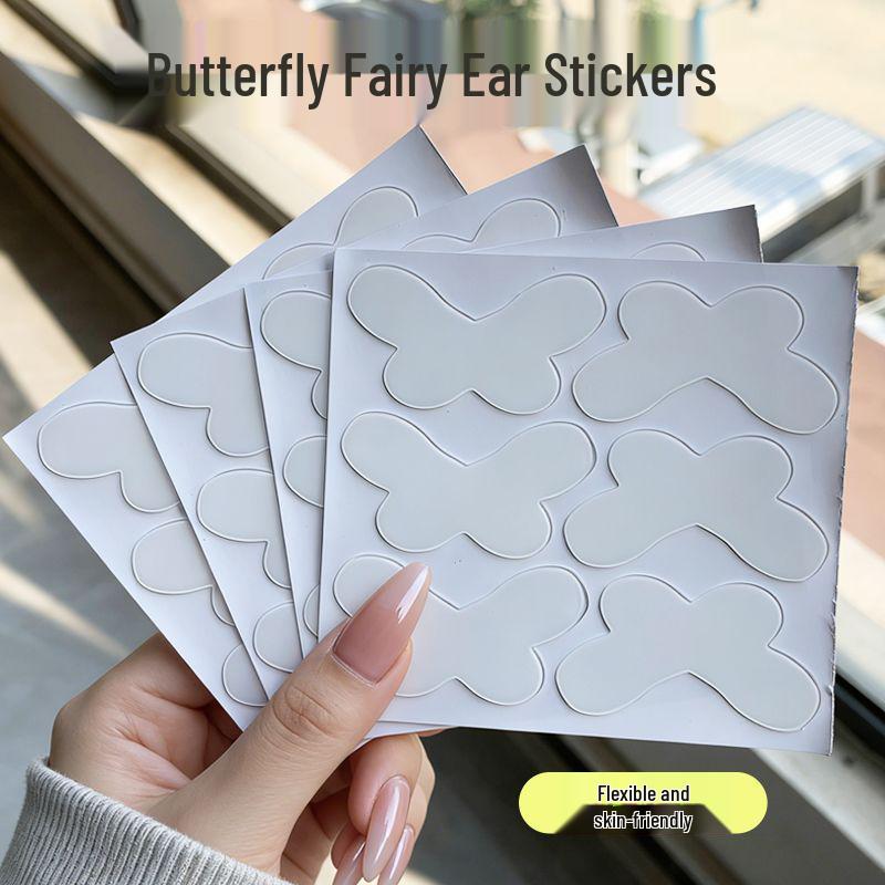 Butterfly Edition Elf Ear Stickers: Invisible Ear Support for Slimming Photos, New 2026 Style
