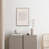 Nordic Minimalist Coffee Shop Wall Art: Modern Canvas with Inner Frame