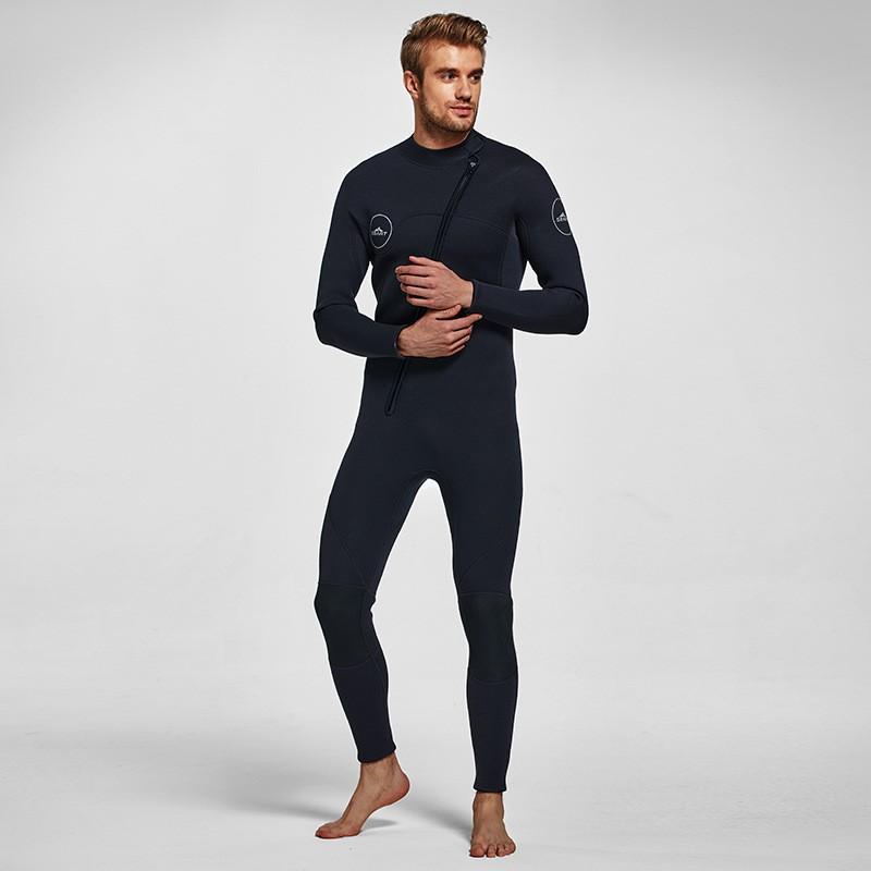 Mens 3mm Full Wetsuit Surfing Diving Swimming Warmth UV Protection Long Sleeve Neoprene Dive Suit