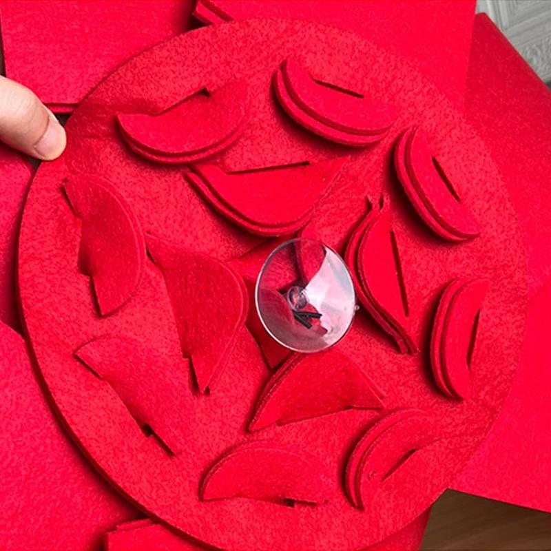 Red Giant Car Bow for Automobile 4S Shop Showroom Decoration Festival Gift Car Delivery Festive Decoration Bow