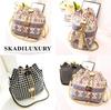 Classic Canvas Handbags For Women With Spacious Interior And Zipper Closure