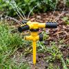 Three Fork Automatic Garden Sprinkler Ground Insert Watering Nozzle Water Irrigation Tool  Farms