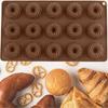 Yousheng Silicone Cake Mold 15-Cavity Spiral Cookie Mold Non-Stick Baking Pan for Cookies Pastries Mousse Dessert