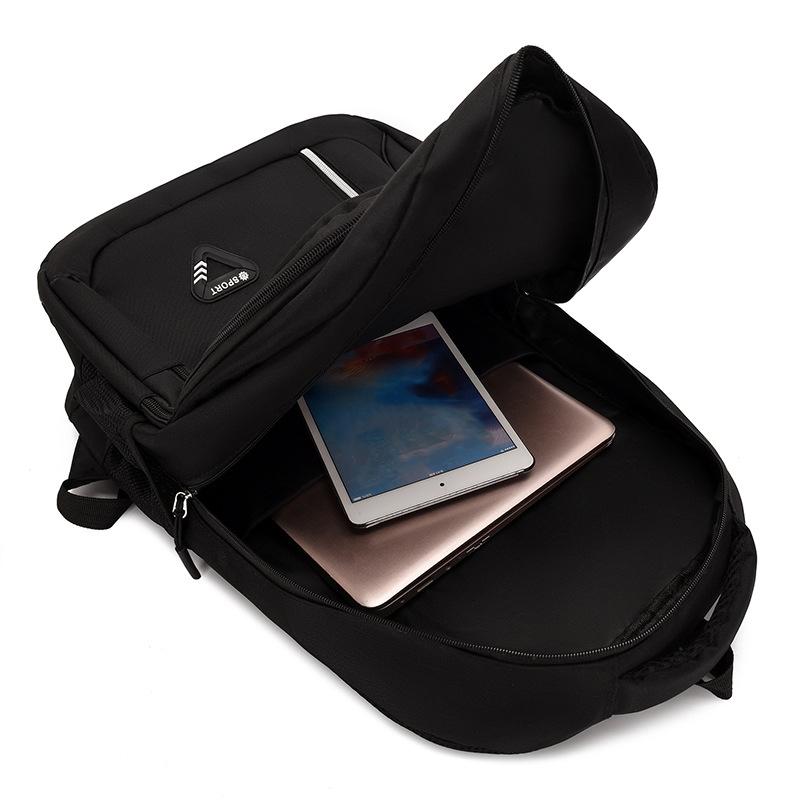 Capacity Backpacks Men's Waterproof School Backpack Business Casual Pockets Travel Bag