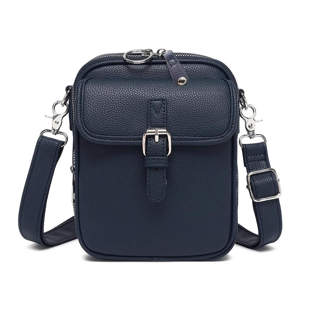 Unisex Crossbody-Handytasche mit 10 Kartenfächern und RFID-Schutz