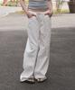 108Paundeu Waist Tie Denim_White