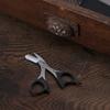 Kai Shunsonroku Beard Scissors with Comb, Detachable - Eyebrow Trim for Men (1 Count)