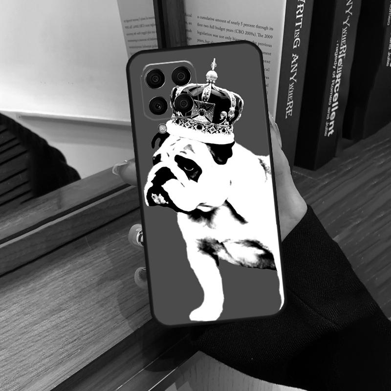 

Чехол для Samsung Galaxy M20 M14 M34 M54 M13 M23 M33 M53 M21 M51 M30s M31s M12 M32 M52 Британский бульдог Samsung M54