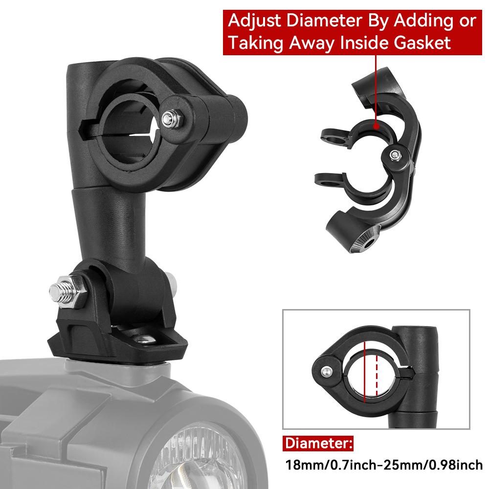 Motorrad Nebelscheinwerfer Halter Scheinwerferhalterung für BMW R1200GS Motorrad Nebelscheinwerfer Halterung Scheinwerferhalter Motos Zubehör