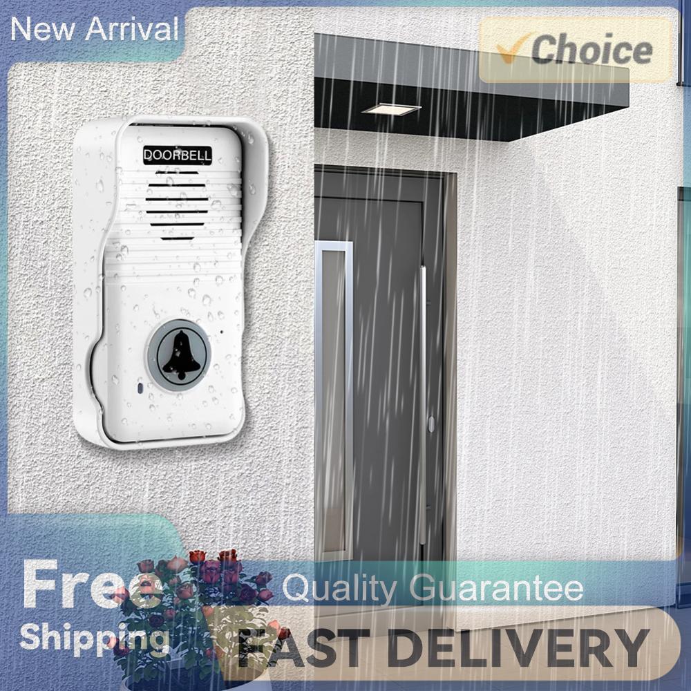 Wireless Voice Duplex Intercom Doorbell 500M House Home Audio with Rechargeable Battery Duplex Door Bell for Factory Office