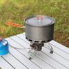 1.5 2.1L Outdoor Camping Traveling Hiking Heat Collection Pot Cooking Tableware