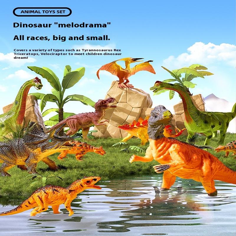 Children'S Dinosaur Egg Toy Realistic Tyrannosaurus Animal Model Role Play Birthday Gift Boys' Educational Fun Learning