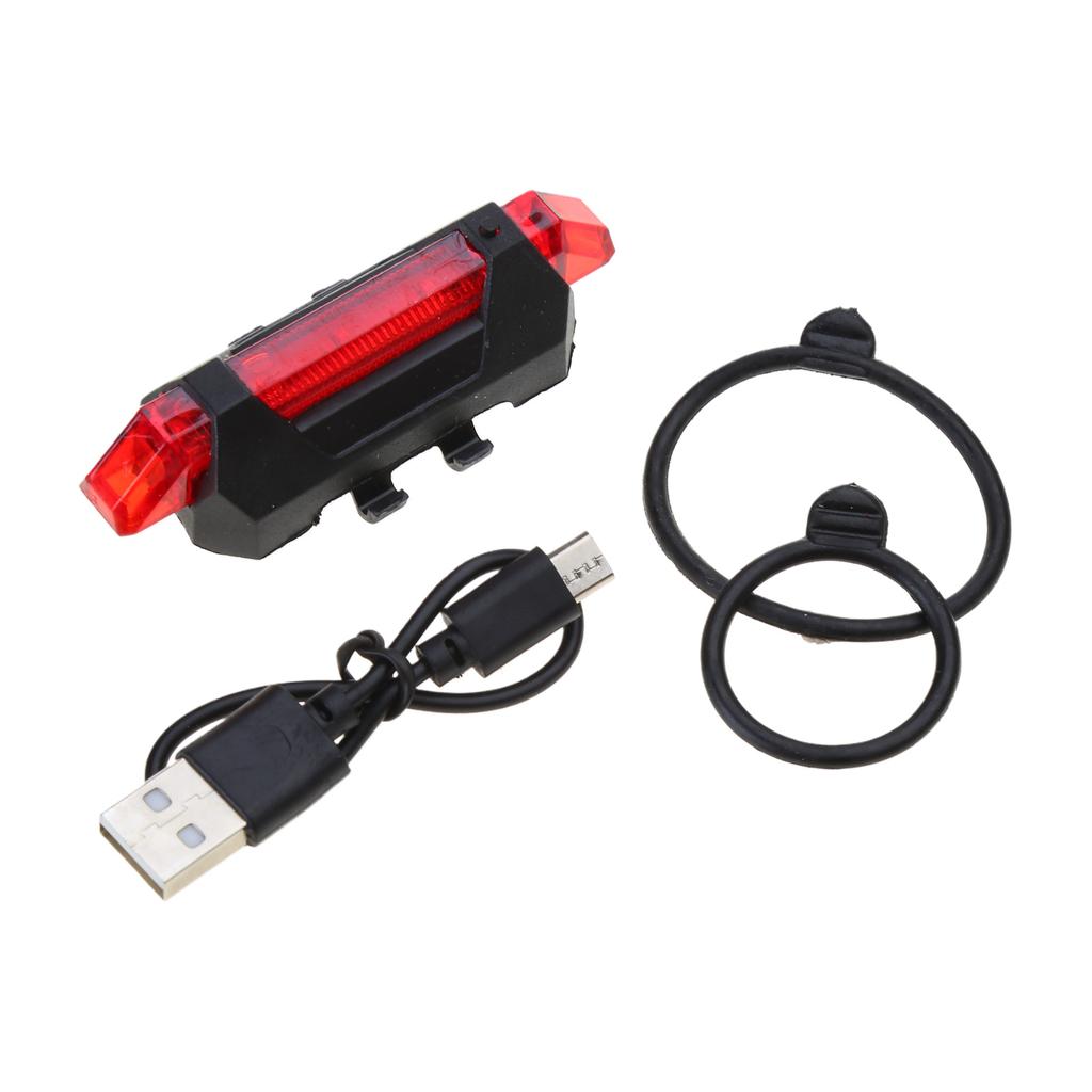 Bike Tail Lights Bike Waterproof Rear Light USB Rechargeable LED Brake Light Cycling Riding Safety Flashlight Taillight
