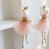Plush Ballet Dancer Christmas Tree Decoration Ballet Doll 20cm Christmas Tree Accessories Festival Home Office Decors