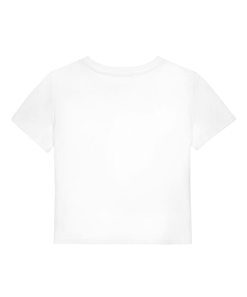 Nigaennikol Butterfly Twins Graphic Top_White