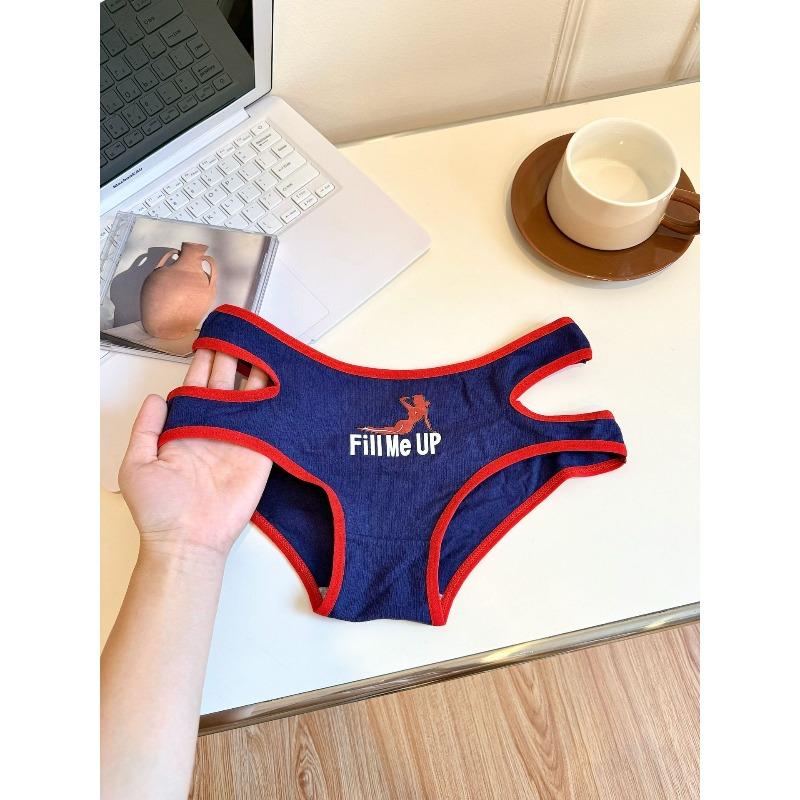 Damskie bawełniane majtki sportowe z podwójnym rozcięciem na wiosnę i jesień, z bawełnianym klinem