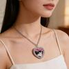 Fashionable 81Cm Long Necklace Designed With Cats And Dog Charm Great For Casual Outings