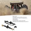 RC Front Rear Axle 27T 8T Internal Mounting Gear RC Car Axle Assembly Set with Link Mount for SCX10 PRO Black