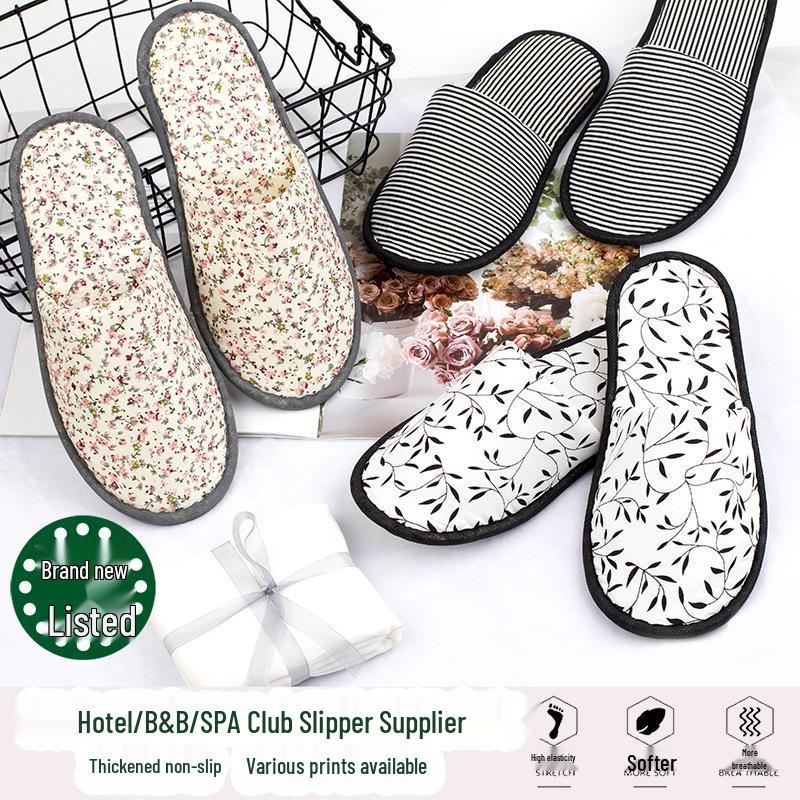 Jednorázové lněné pantofle pro hotely, B&B, salony a cestování