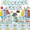 Animated Back To School Party Supplies Set With Paper Plates Cups Napkins For Student Celebration