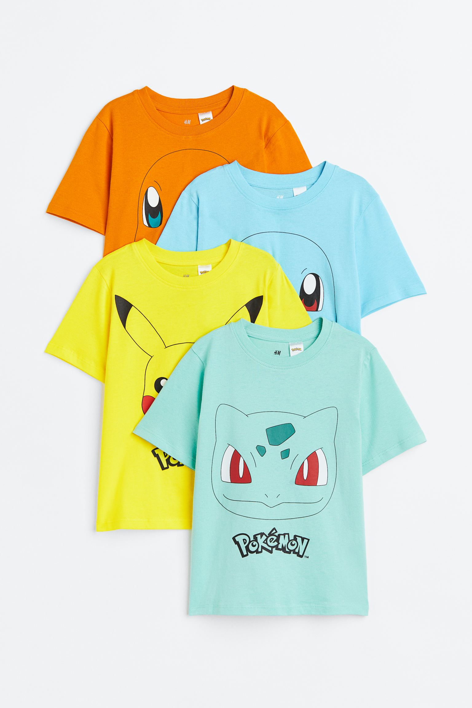 

4-pack printed T-shirts