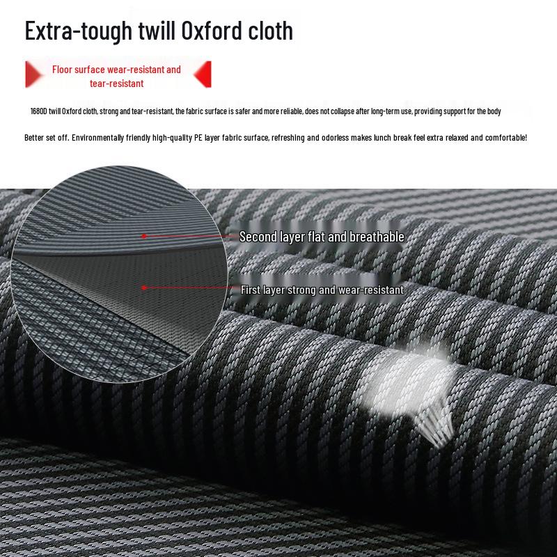 Ruishida Portable Folding Nap Bed, Oxford Cloth, Military-Style for Office or Outdoor Use