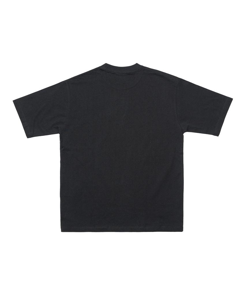 BEN DAVIS White Label Embroidered Logo T-Shirt [Charcoal]