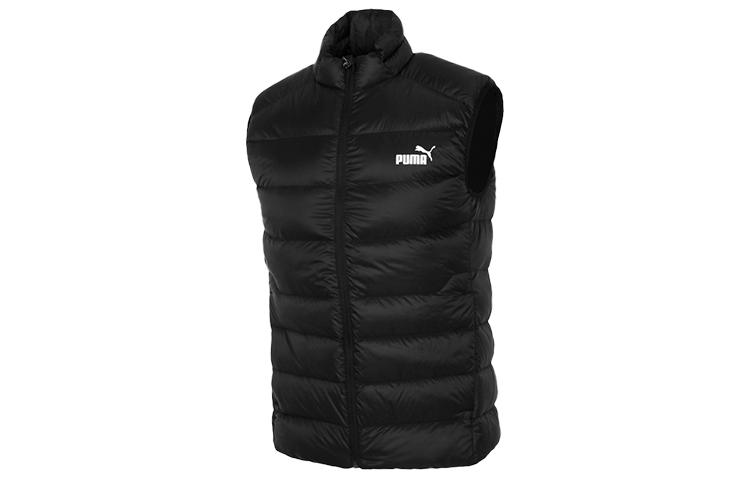 PUMA Down Vests Men s Black Stand Collar Thickened And Fleece Lined Other 534541-01 S