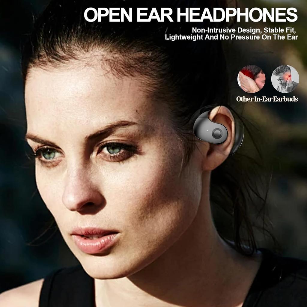 AI Translate True Wireless OWS Headset JM13, Bluetooth on-Ear Headphones That Support 150 Languages, Long Battery Life hi-fi Stereo Motion Wireless