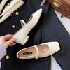 Fashion 2025 Spring Autumn Flat Mary Janes Shoes Woman Candy Color Soft Leather Ballet Flats Ankle Strap Comfy Mocaasins for Woman