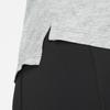 Nike Dri-FIT One Solid Logo Round Neck Long Sleeve T-Shirt Women Tops Light-Gray DD0642-073