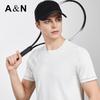 Antonio Herren Jacquard Rundhals Kurzarm T-Shirt