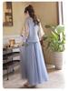 2025 Autumn-Winter Long Bridesmaid Gown - New Chinese Wedding Sisterhood Collection