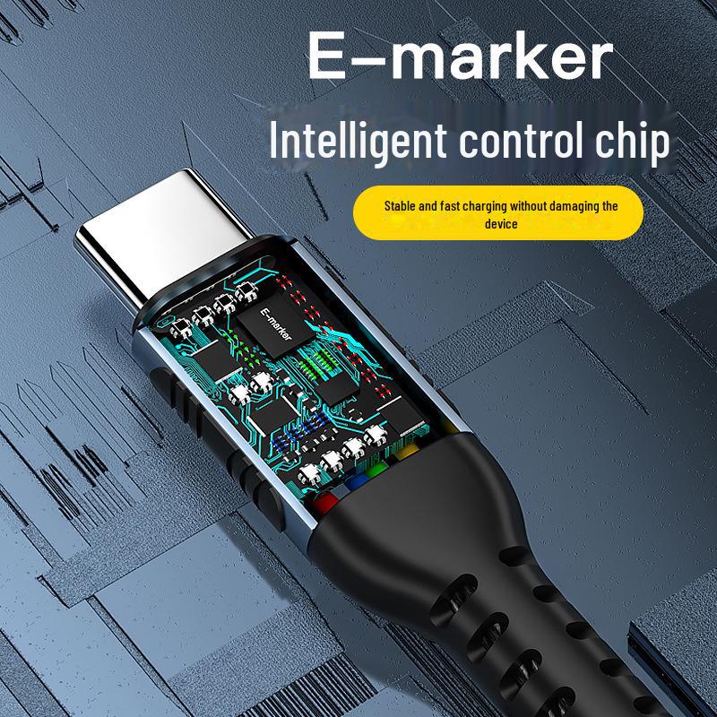 240W Braided Type-C PD Fast Charging Cable for Huawei/Xiaomi Tablets and Flash Charging Devices