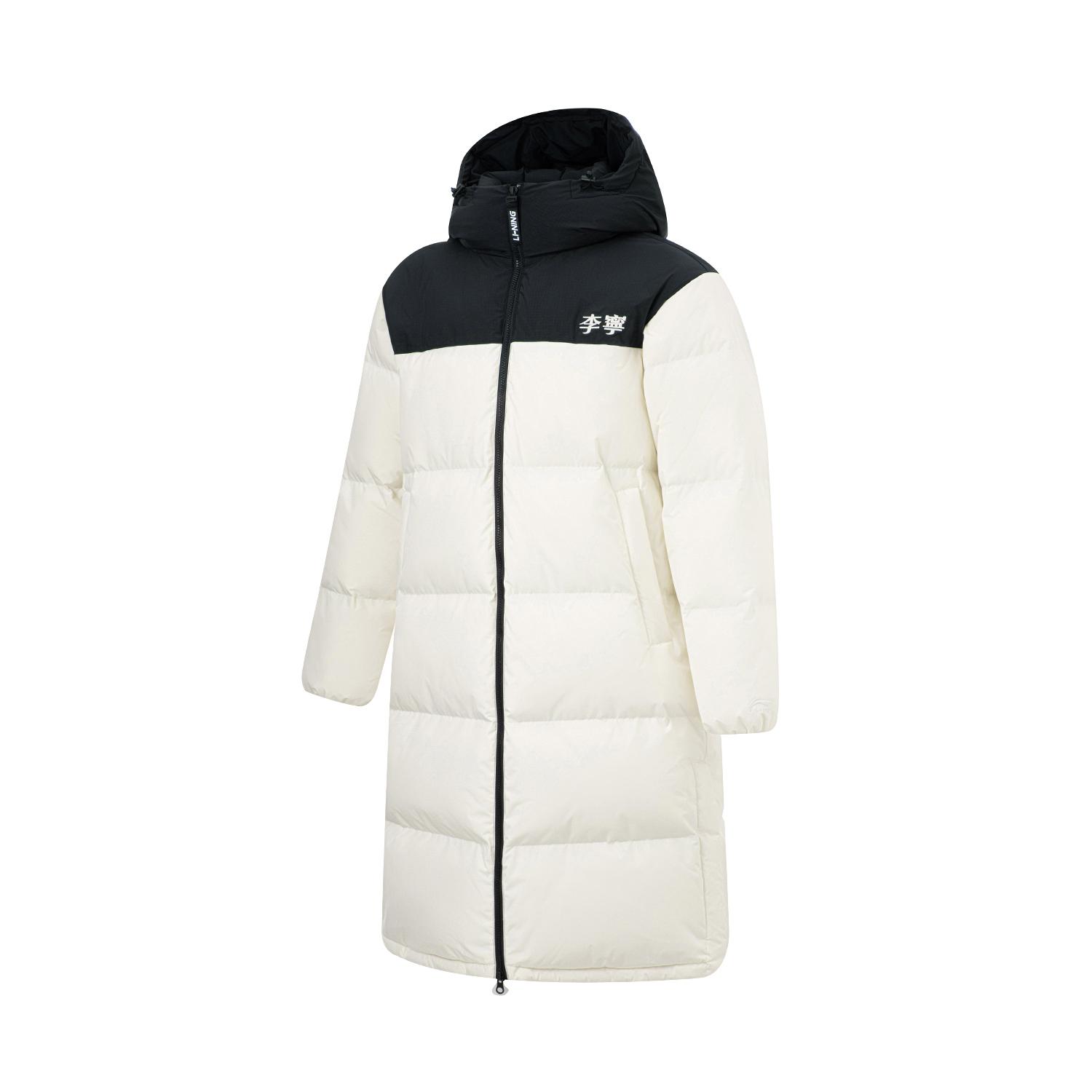 Li Ning Hot Pots Down Collection Down Jacket Unisex Ecru AYMU507-1 L