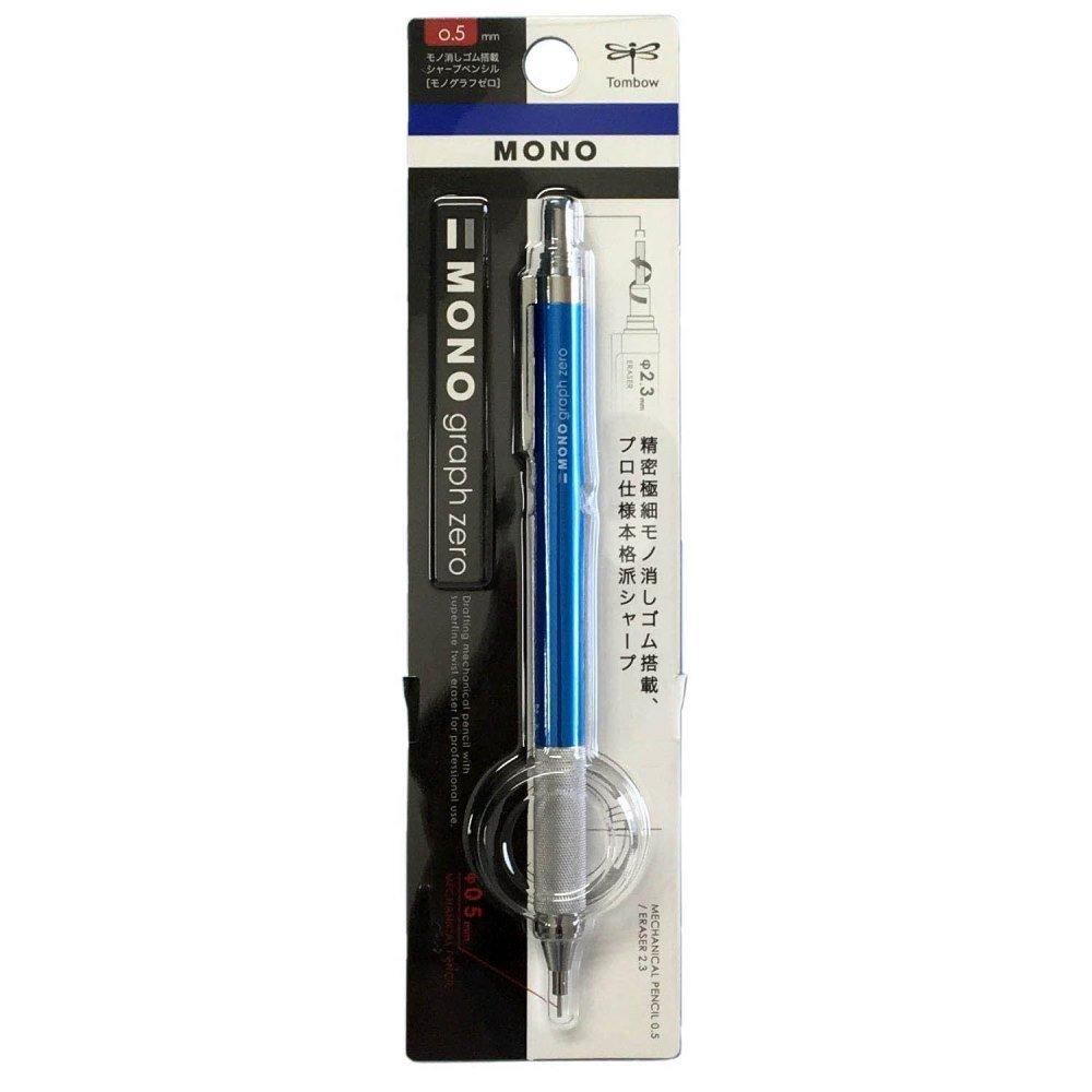 Tombow MONO Graph Zero Mechanical Light 0.5mm Pencil, Blue, DPA-162C
