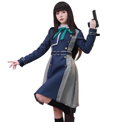 Cosplay de Takina Inoue Licorice parfait pour culturel et scène Taille Inoue Costume de haute qualité, Recoil, événements, festivals, spectacles. (Takina