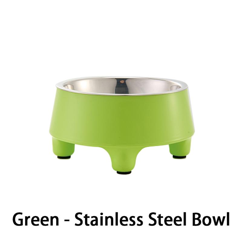 New Elevated Pet Food and Water Bowls Raised with Stainless Steel Bowl for Small Dogs Cats Washable Easy To Cleaning Pet Product