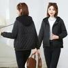 Women's Spring Autumn Winter Loose Thickened Warm Jacket Short Hooded Jacket Thin Top