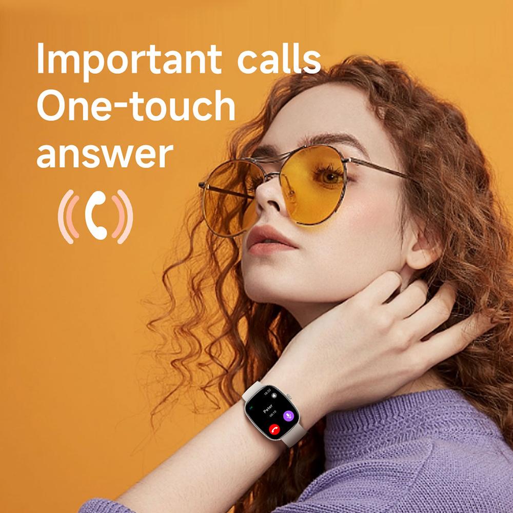 New Smart Watch Android IOS Phone 1.83" Color Screen Bluetooth Call Blood Oxygen/Pressure Monitoring Smart Watch Women Men