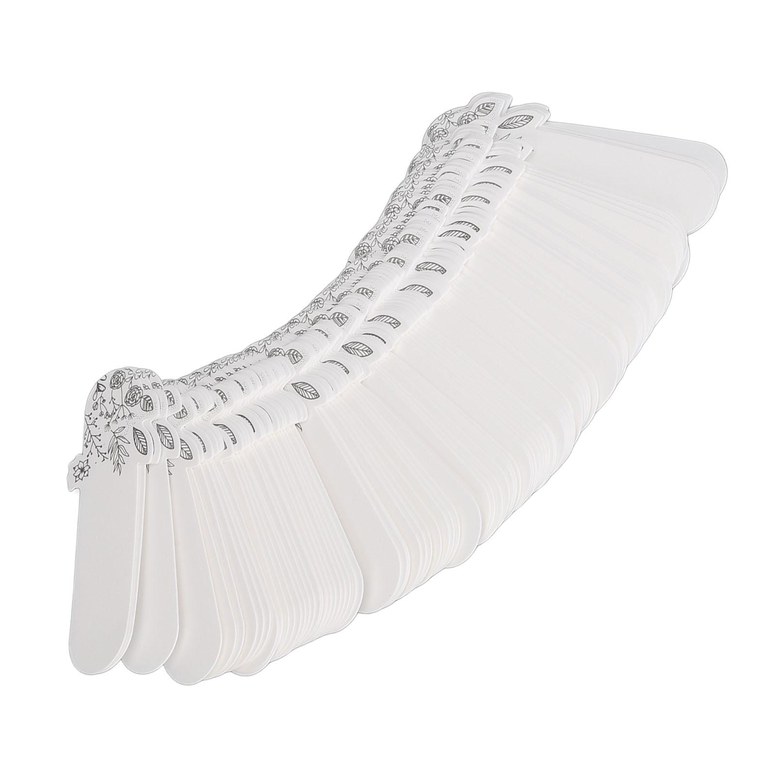 

100 шт. тест-полосок для духов, белые одноразовые полоски для тестирования аромата, для ароматизации