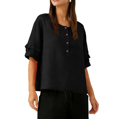 Модный повседневный женский однотонный топ L