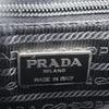 Prada One Belt Shoulder Bag Black Patent Leather Women Used