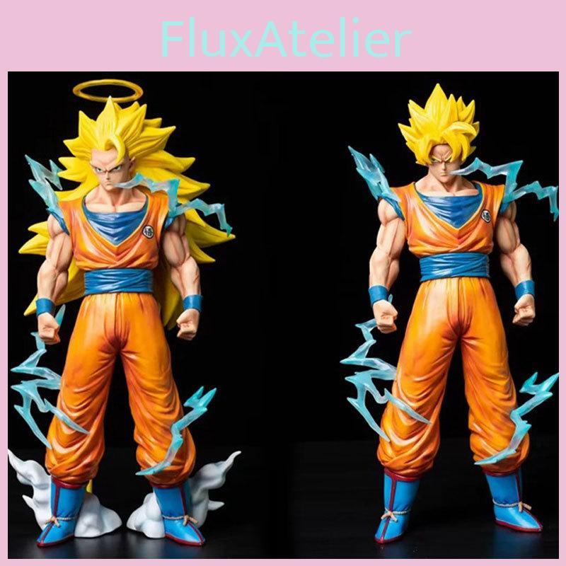 Eye-catching Dragon Ball Z Super Saiyan 3 Goku Collectible Model With Radiant Aura