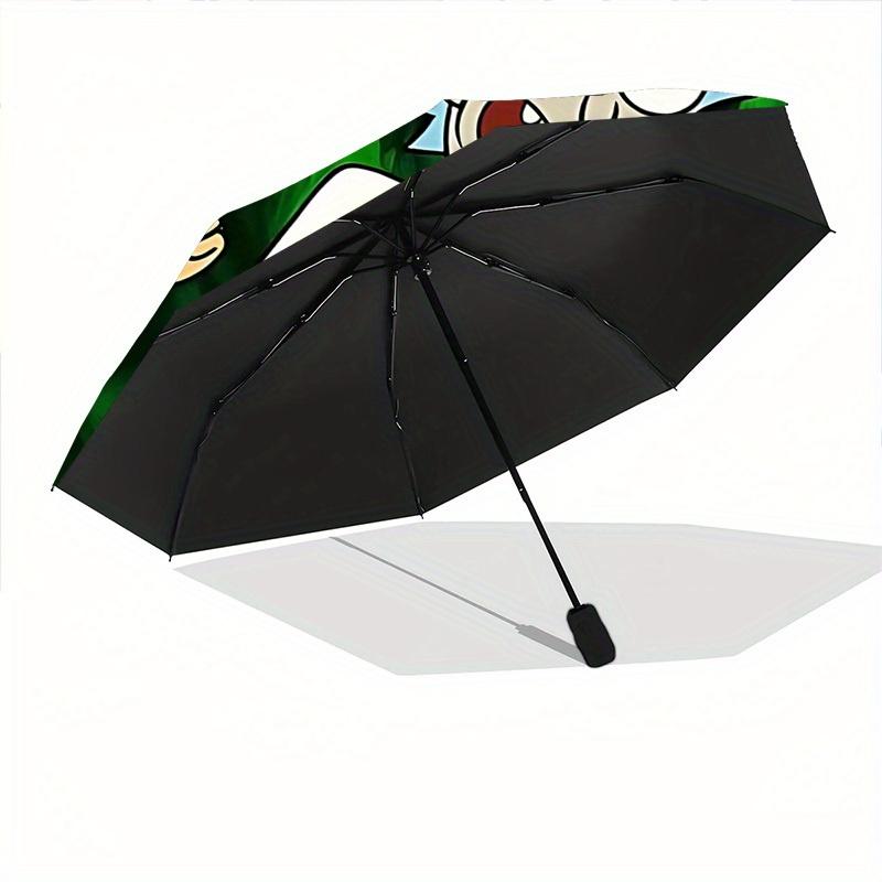 1pc Rick "Morty" Windproof Automatic Umbrella, Portable Folding design, Lightweight for Women/Men188