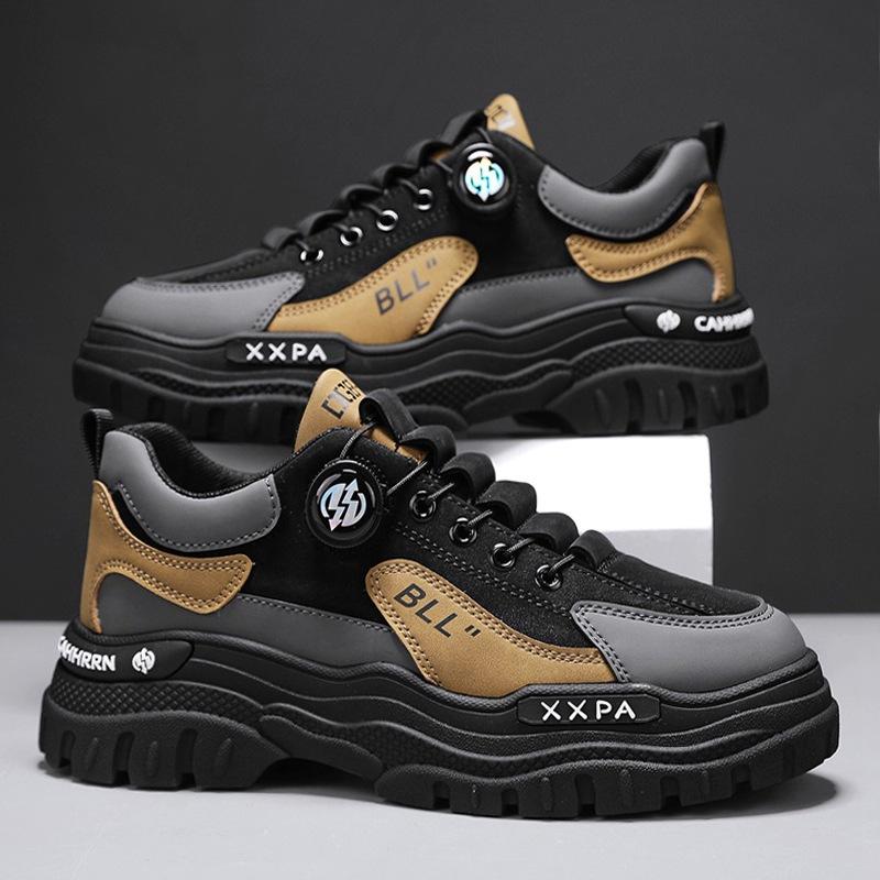 

Низкие ботинки Мартина мужские уличные рабочие ботинки повседневные мужские ботинки осень и зима 2024 вращающаяся кнопка спортивные трендовые ботинки мужские 39