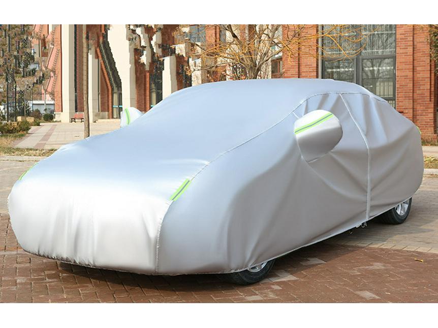 Oxford Cloth 210D All-Season Car Cover: Thick Sunshade, Heat Insulation, and Rainproof Protection