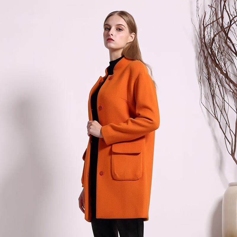 Anlom Women's Mid-length Wool & Cashmere Blend Coat