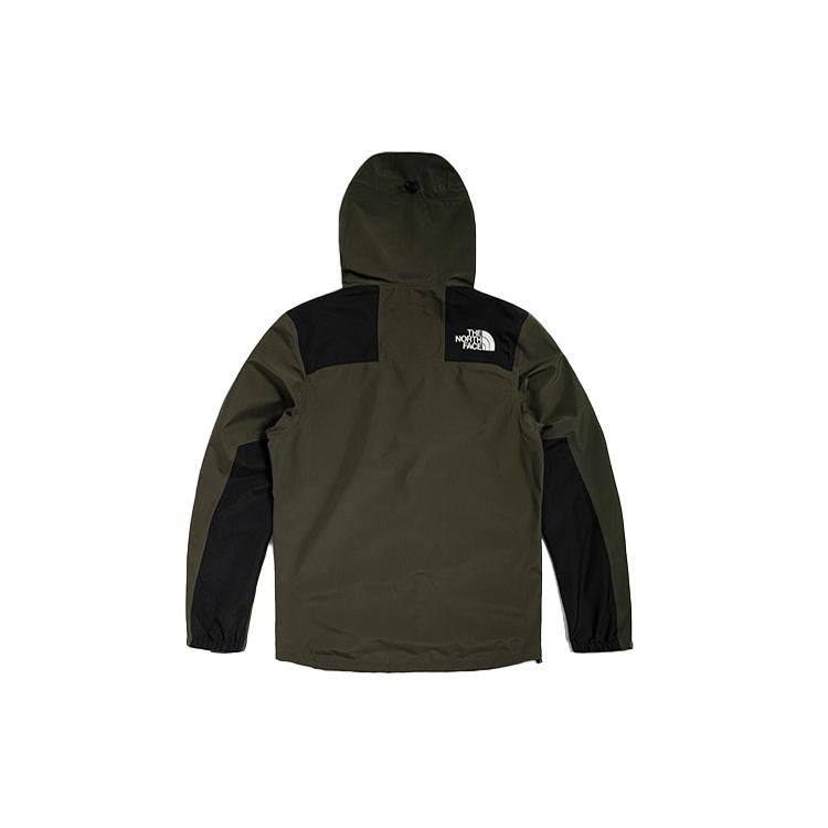 The North Face Urban Exploration Windbreaker Jackets Men's Green Hooded Moderate NF0A5AZV-21L
